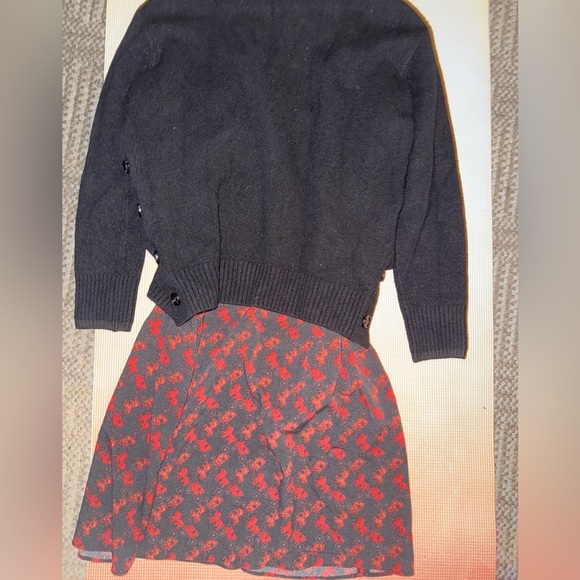 Coach Horse And Carriage Sweater Dress rent the runway silk wool large - Picture 7 of 7